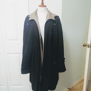 Gallery Woman Rain Trench Coat Size 2X